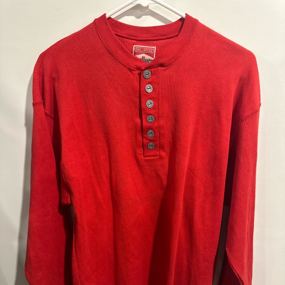 Vintage Marlboro thermal long sleeve shirt Large men’s